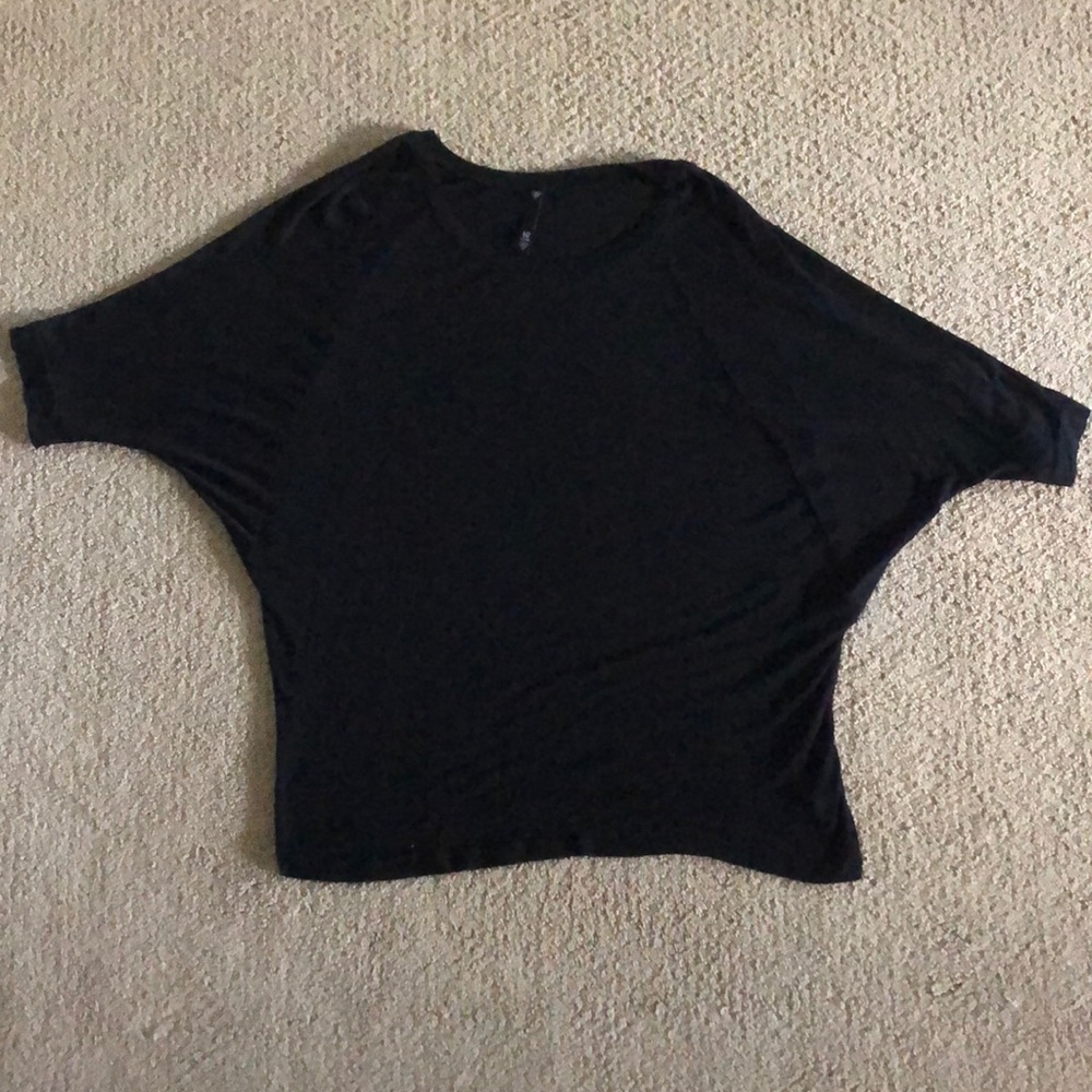 Love Culture Sheer Black Tee